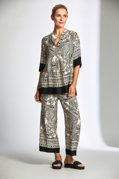 Peruzzi S25125 Woodblock Print Trouser